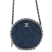 将图像加载到图库查看器中，CHANEL Matelasse ChainShoulder Bag NavyAP0739 Denim
