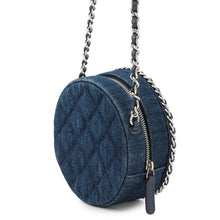 将图像加载到图库查看器中，CHANEL Matelasse ChainShoulder Bag NavyAP0739 Denim
