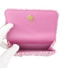 Load image into Gallery viewer, CHANEL Matelasse belt bag Pink Tweed
