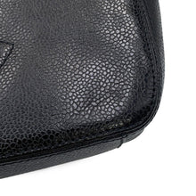 将图像加载到图库查看器中，CHANEL ChainShoulderTote Bag Black Caviar Leather
