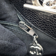 将图像加载到图库查看器中，CHANEL ChainShoulderTote Bag Black Caviar Leather
