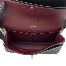 Load image into Gallery viewer, CHANEL Matelasse W Flap ChainShoulder Bag BlackA58600 Caviar Leather Size 30
