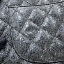Load image into Gallery viewer, CHANEL Matelasse W Flap ChainShoulder Bag BlackA58600 Caviar Leather Size 30
