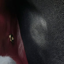 Load image into Gallery viewer, CHANEL Matelasse W Flap ChainShoulder Bag BlackA58600 Caviar Leather Size 30

