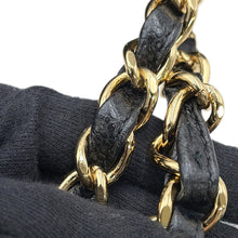 Load image into Gallery viewer, CHANEL Matelasse W Flap ChainShoulder Bag BlackA58600 Caviar Leather Size 30
