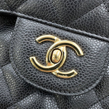 Load image into Gallery viewer, CHANEL Matelasse W Flap ChainShoulder Bag BlackA58600 Caviar Leather Size 30
