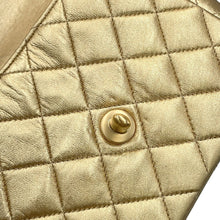 Load image into Gallery viewer, CHANEL Mini Matelasse ChainShoulder Bag GoldA01115 Lambskin Size 18
