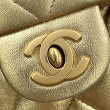 Load image into Gallery viewer, CHANEL Mini Matelasse ChainShoulder Bag GoldA01115 Lambskin Size 18
