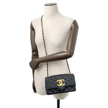 Load image into Gallery viewer, CHANEL Matelasse ChainShoulder Bag Black Lambskin
