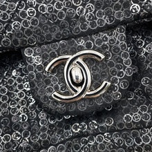 Load image into Gallery viewer, CHANEL CHANEL Matelasse ChainShoulder Bag Black Mesh Sequins
