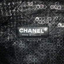 Load image into Gallery viewer, CHANEL CHANEL Matelasse ChainShoulder Bag Black Mesh Sequins
