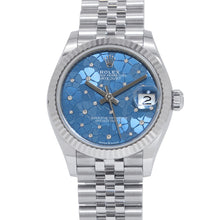 Load image into Gallery viewer, ROLEX Datejust W31mm Stainless Steel Azzurro Blue Dial278274
