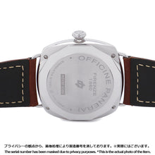 将图像加载到图库查看器中，PANERAI Radiomir Base Logo 3 Days Acciaio W45mm Stainless Steel Leather Black DialPAM00753
