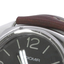 将图像加载到图库查看器中，PANERAI Radiomir Base Logo 3 Days Acciaio W45mm Stainless Steel Leather Black DialPAM00753
