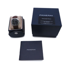将图像加载到图库查看器中，PANERAI Radiomir Base Logo 3 Days Acciaio W45mm Stainless Steel Leather Black DialPAM00753
