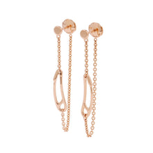 Load image into Gallery viewer, HERMES Chaine d&#39;Ancre Mini Punk Earrings 18K Pink Gold
