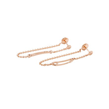 Load image into Gallery viewer, HERMES Chaine d&#39;Ancre Mini Punk Earrings 18K Pink Gold
