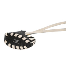 Load image into Gallery viewer, HERMES Cheval Tresse Bag Charm Black / Nata Epsom
