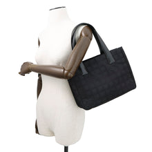 Load image into Gallery viewer, CHANEL New Travel Line Tote Bag BlackA20457 Nylon Leather Size PM
