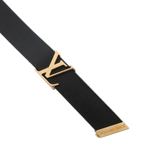 将图像加载到图库查看器中，LOUIS VUITTON Belt・KTulle Size 80 NoirM9578W Leather
