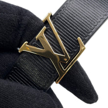 将图像加载到图库查看器中，LOUIS VUITTON Belt・KTulle Size 80 NoirM9578W Leather
