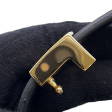 将图像加载到图库查看器中，LOUIS VUITTON Belt・KTulle Size 80 NoirM9578W Leather
