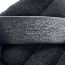 将图像加载到图库查看器中，LOUIS VUITTON Belt・KTulle Size 80 NoirM9578W Leather
