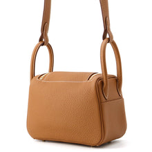 将图像加载到图库查看器中，HERMES Lindy Gold Taurillon Clemence Size Mini
