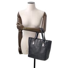 将图像加载到图库查看器中，CHANEL Chocolate Bar Tote Bag Black Caviar Leather
