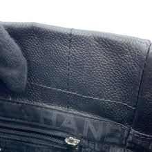 Load image into Gallery viewer, CHANEL Chocolate Bar Tote Bag Black Caviar Leather
