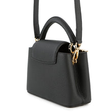 将图像加载到图库查看器中，LOUIS VUITTON Capucines MINI NoirM11342 Taurillon Leather Size MINI

