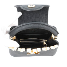 将图像加载到图库查看器中，LOUIS VUITTON Capucines MINI NoirM11342 Taurillon Leather Size MINI
