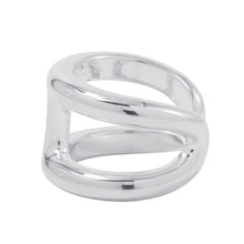 将图像加载到图库查看器中，HERMES Osmoz Ring Size GM/56/#16 SV925
