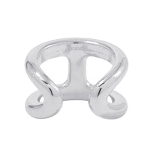 将图像加载到图库查看器中，HERMES Osmoz Ring Size GM/56/#16 SV925
