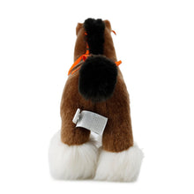 Load image into Gallery viewer, HERMES Plush Elmy Brown/Black/Orange Polyester100% Size PPM
