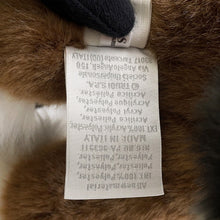 Load image into Gallery viewer, HERMES Plush Elmy Brown/Black/Orange Polyester100% Size PPM
