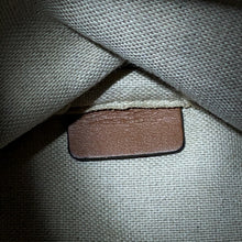 Load image into Gallery viewer, CELINE Teen Drawstring Handbag Brown/White/Black196532EFY.01WB Cotton Calf Leather
