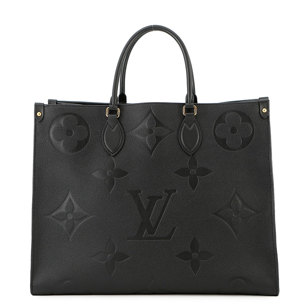 LOUIS VUITTON Onthego NoirM44925 Monogram Empreinte Leather Size GM