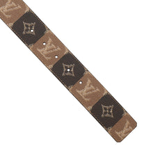 将图像加载到图库查看器中，LOUIS VUITTON Belt: LV Initial College Monogram Heritage 40mm Reversible Size 35.4&quot; MarronM4381U College Monogram/Heritage Canvas
