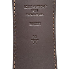 将图像加载到图库查看器中，LOUIS VUITTON Belt: LV Initial College Monogram Heritage 40mm Reversible Size 35.4&quot; MarronM4381U College Monogram/Heritage Canvas

