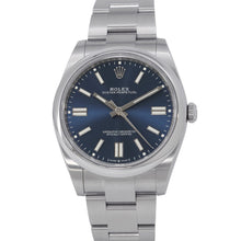 Load image into Gallery viewer, ROLEX Oyster Perpetual W41mm Stainless Steel Bright Blue Dial124300

