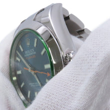 将图像加载到图库查看器中，ROLEX Milgauss W40mm Stainless Steel ZBlue Dial116400GV
