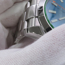 将图像加载到图库查看器中，ROLEX Milgauss W40mm Stainless Steel ZBlue Dial116400GV
