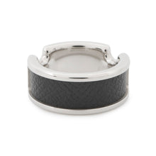 将图像加载到图库查看器中，HERMES Orump Ring Size PM/S Black Epsom Metal
