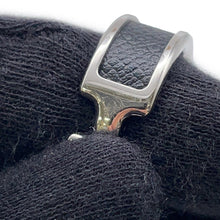 将图像加载到图库查看器中，HERMES Orump Ring Size PM/S Black Epsom Metal
