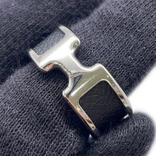将图像加载到图库查看器中，HERMES Orump Ring Size PM/S Black Epsom Metal
