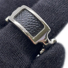 将图像加载到图库查看器中，HERMES Orump Ring Size PM/S Black Epsom Metal
