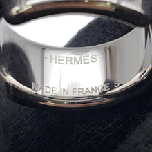 将图像加载到图库查看器中，HERMES Orump Ring Size PM/S Black Epsom Metal
