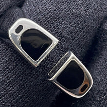 将图像加载到图库查看器中，HERMES Etrier Ring Size T62 BlackH100060FJ0360 Metal Lacquer
