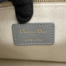 将图像加载到图库查看器中，Dior Book Tote in Dior Oblique Embroidery GrayM1325CZBB_M20I Canvas Leather Size Small
